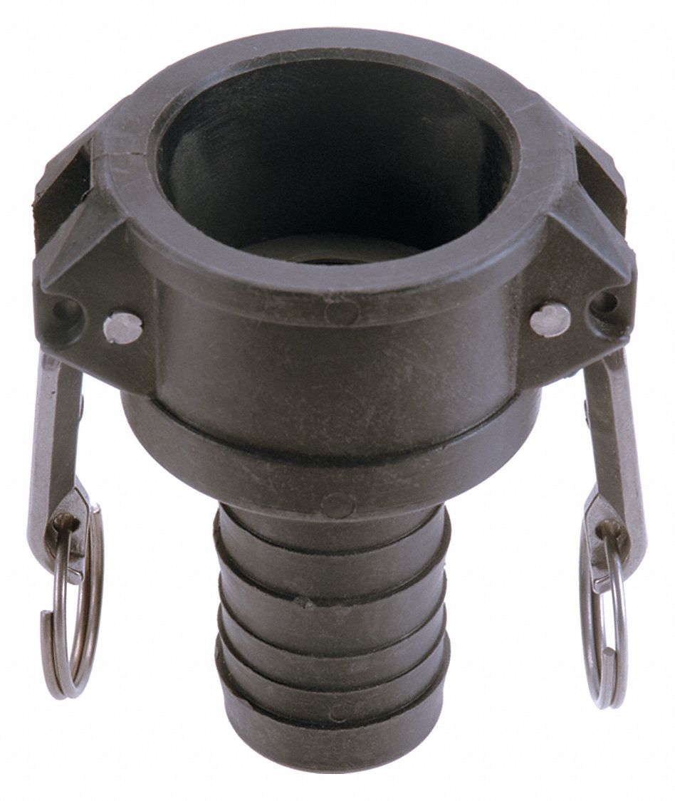 PART C CAMLOCK, HOSE BARB, 100 PSI, 1
