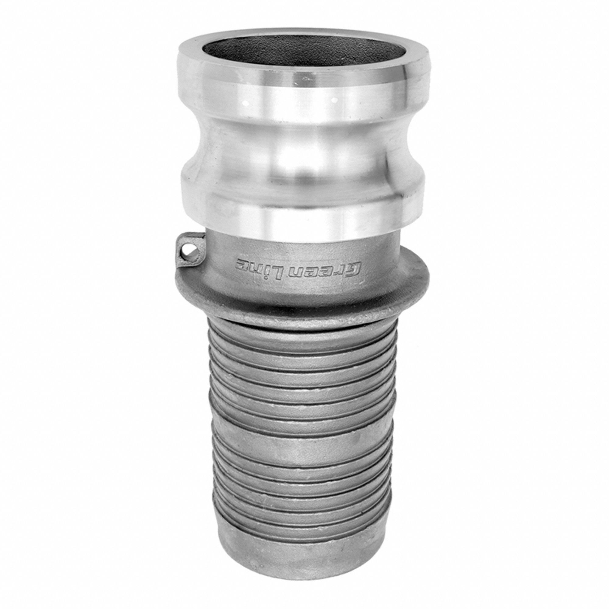 CAM LOCK TYPE E, MAX 70 ° F/250 PSI, 2" THREAD, FITTING/COUPLING 2 IN, STAINLESS STEEL/NITRILE