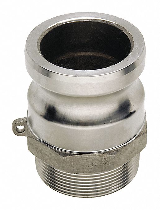 CAM LOCK TYPE F, MAX AT 70 ° F/250 PSI, 1" THREAD, HOSE FITTING/COUPLING 1 IN, STAINLESS STEEL/NITRILE