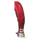 LAYFLAT DISCHARGE HOSE W CAMLOCK, RED, 6 IN X 50 FT, PVC