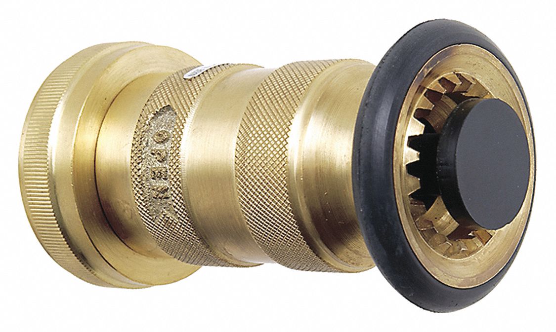 BRASS TWIST NOZZLE GARDN HOSE THRD