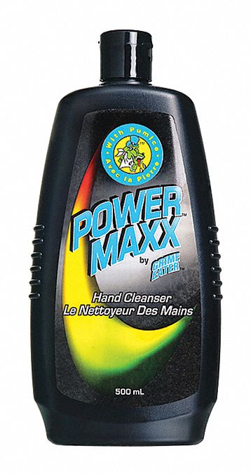 HAND CLEANER, LIQUID/PUMICE, INDUSTRIAL-STRENGTH, HONEY/CHERRY SCENT, GREY/WHT, 500 ML