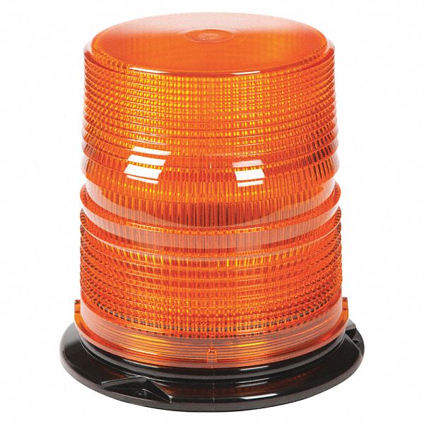 GROTE HIGH PROFILE CLASS II LED BEACON AMBER - Vehicle Strobes and ...