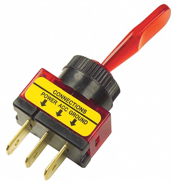 TOGGLE,20 AMP RED