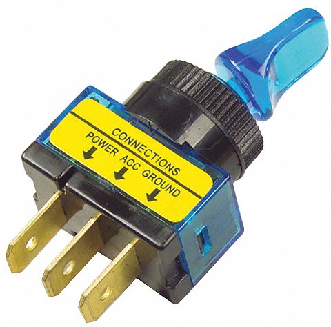 TOGGLE,D/BILL,20 AMP BLUE