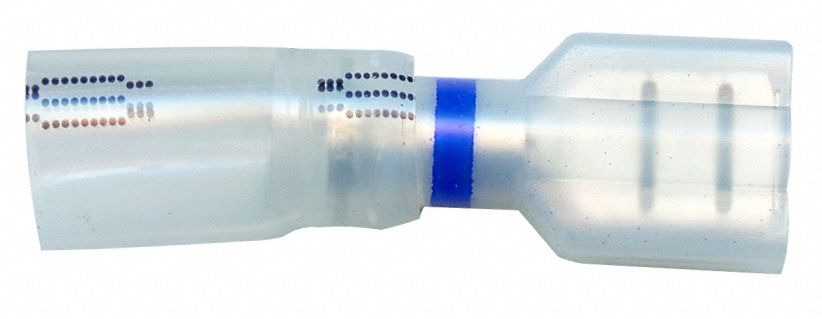 QUICK DISCONNECT,BARE/BLUE,PK15