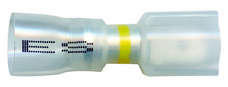 QUICK DISCONNECT, 600V MAX, -67 ° F TO 257 ° F, 10 AWG TO 12 AWG, HEAT SHRINK, 15 PK