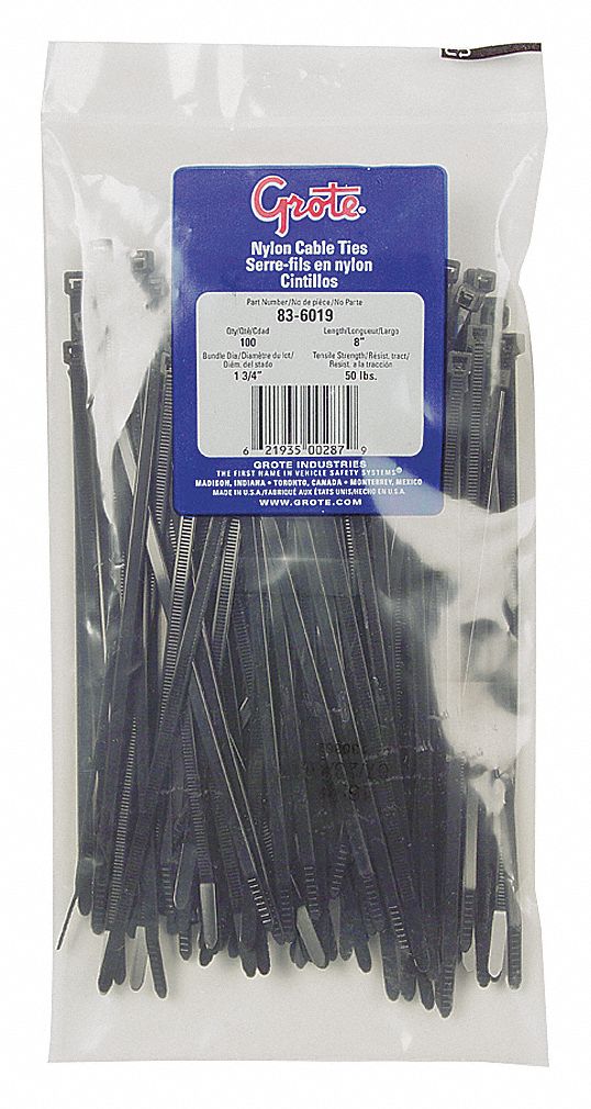 CABLE TIE,NYLON,EXTRA HEAVY DUTY,PK25