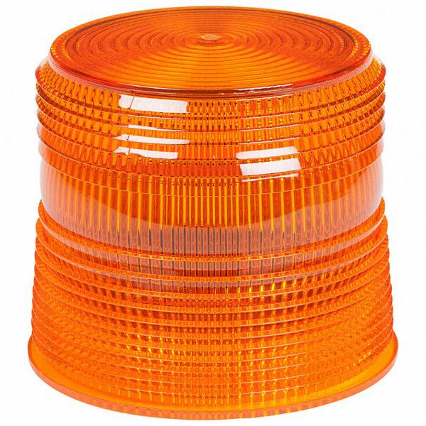 LENS, POLYCARBONATE, 3 13/32 IN H X 4 IN DIA