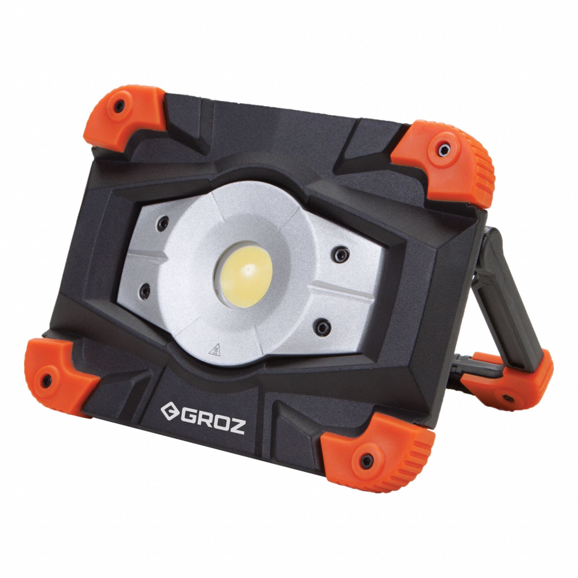 Temporary Job Site Light: 2, 000 lm Max Brightness, LED, 2, 2 Brightness Levels, 1 Lamp Heads