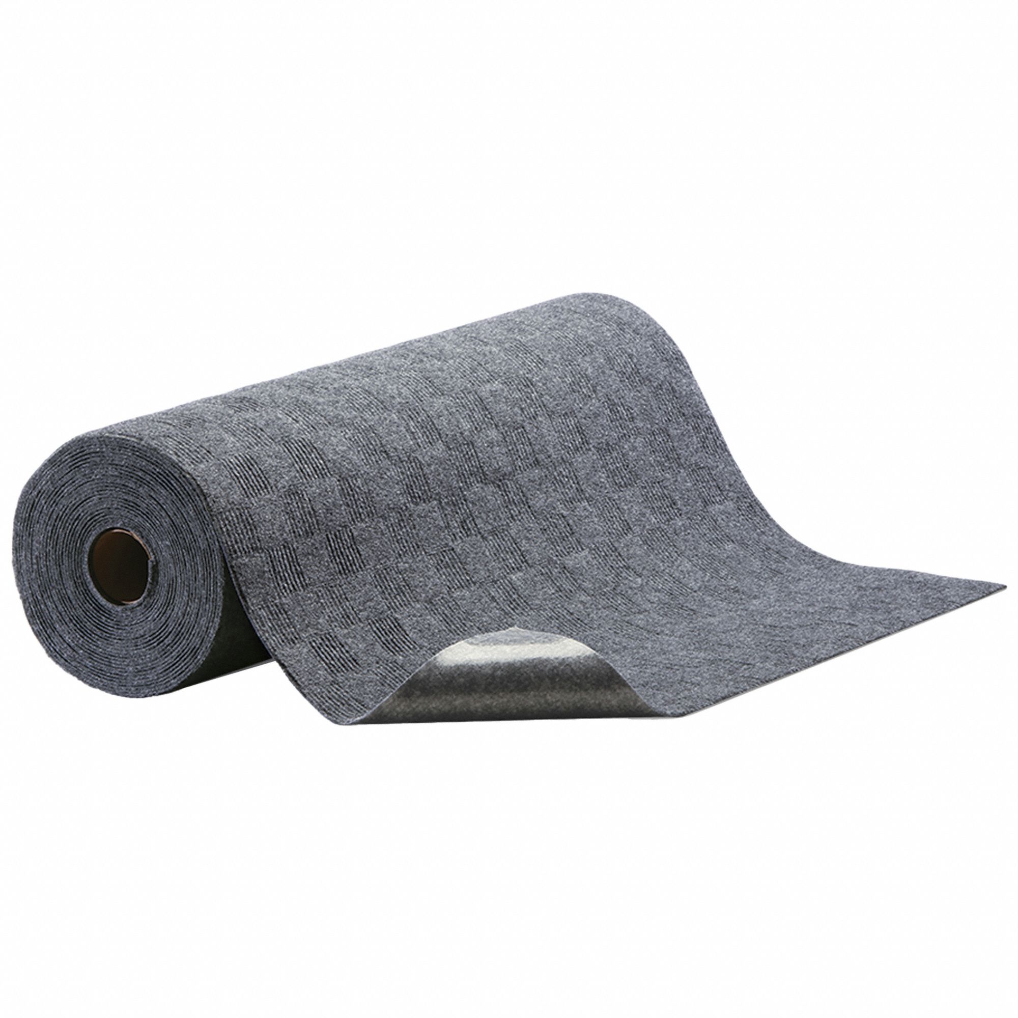 PIG Entrance Mat Checkered, 3 ft x 50 ft, 3/16 in Thick, Grease/Oils