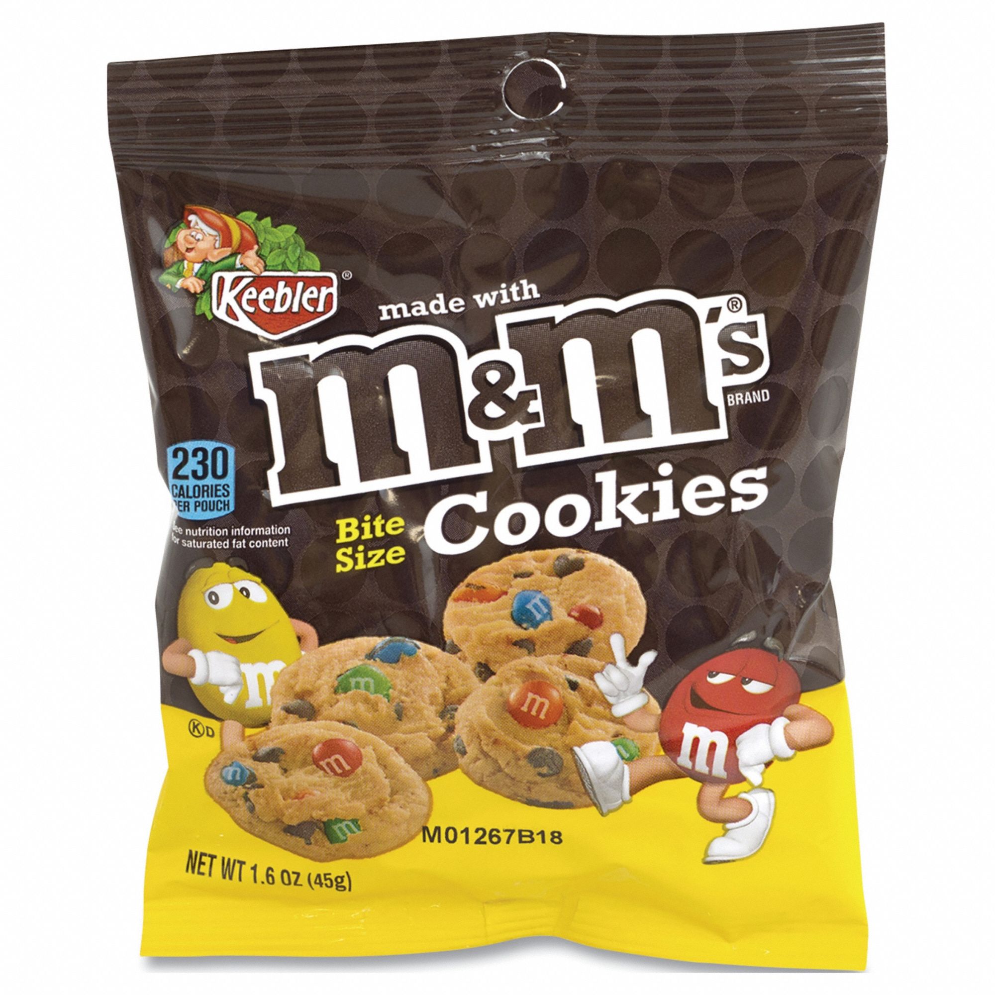 KEEBLER, Chocolate Chip/M&M's®, 1.6 oz Item Size, Cookies 807CY1