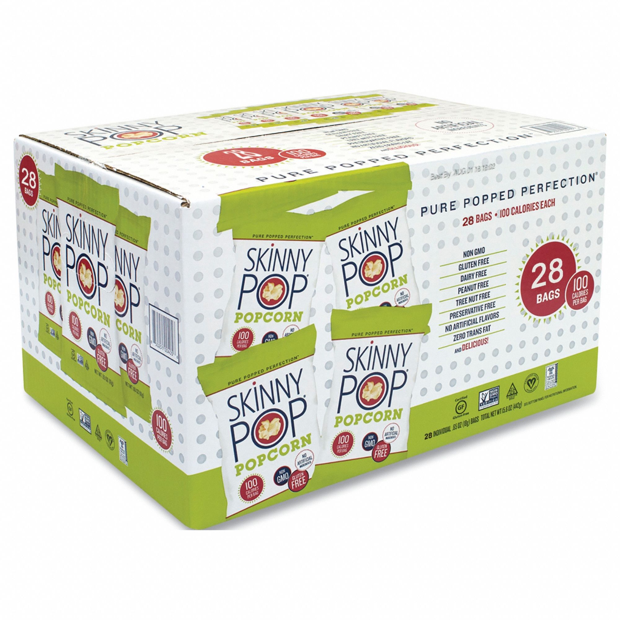 Popcorn: Original, 0.65 oz Item Size, 28 Items Per Pack, 15.6 oz Pack Size