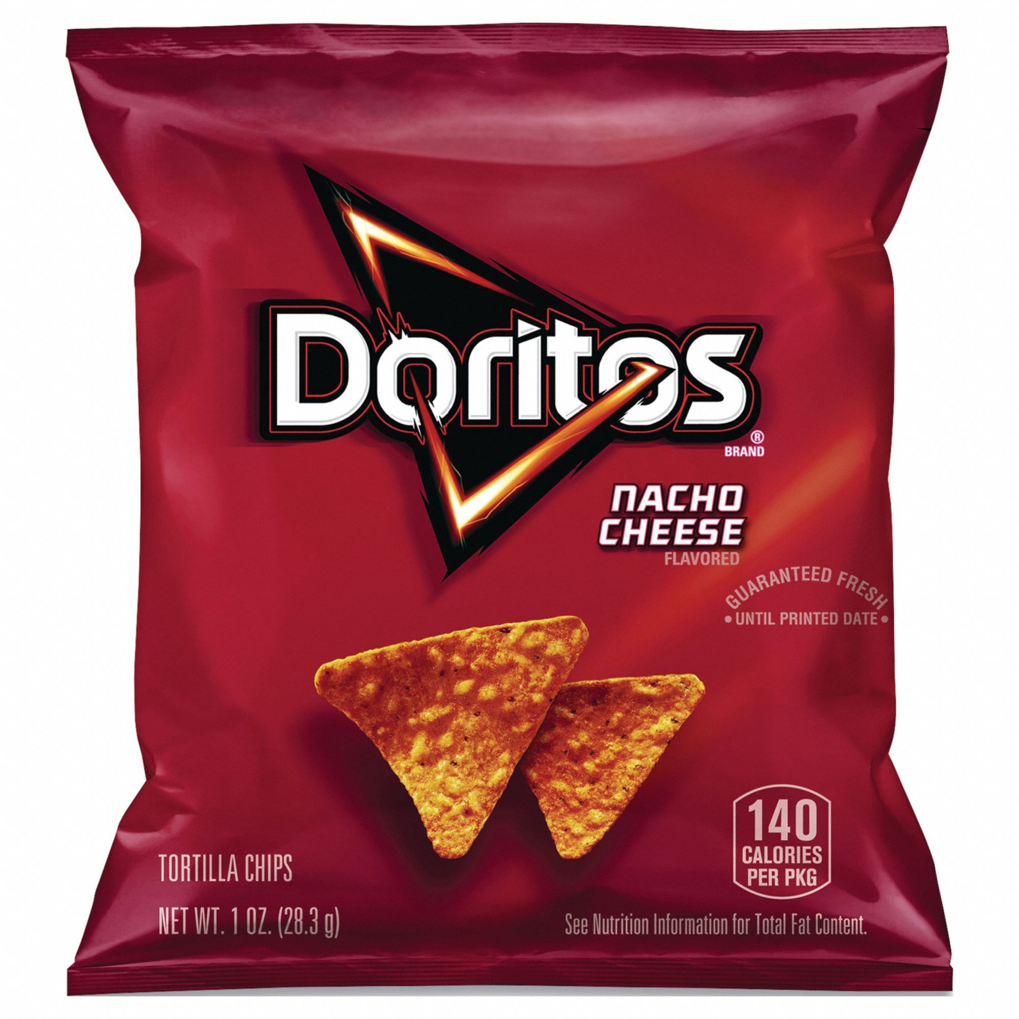 Potato Chips: Nacho Cheese, 1 oz Item Size, 50 Items Per Pack, 50 oz Pack Size