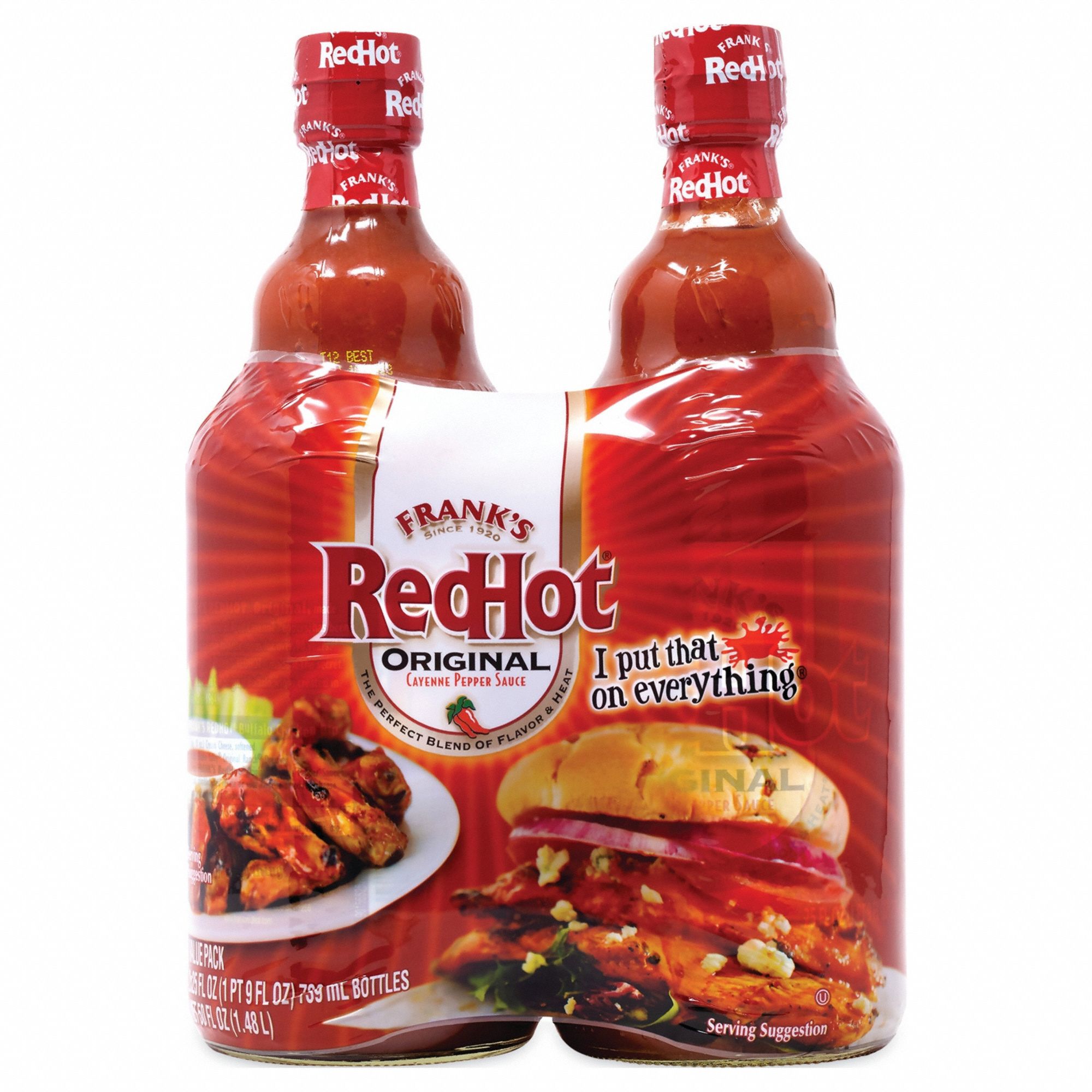 FRANK'S REDHOT, Original Cayenne Pepper, 25 Oz Item Size, Hot Sauce ...