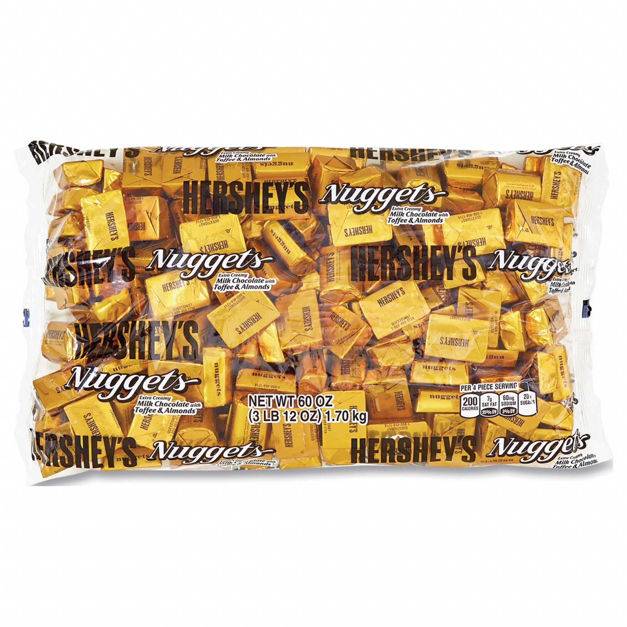 Candy: Milk Chocolate with Toffee and Almonds, 60 oz Pack Size