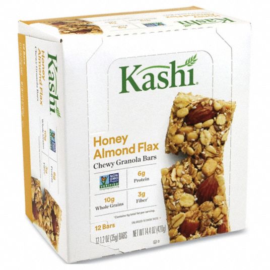 KASHI, Honey Almond Flax, 1.2 oz Item Size, Granola Bars - 807DA6 ...
