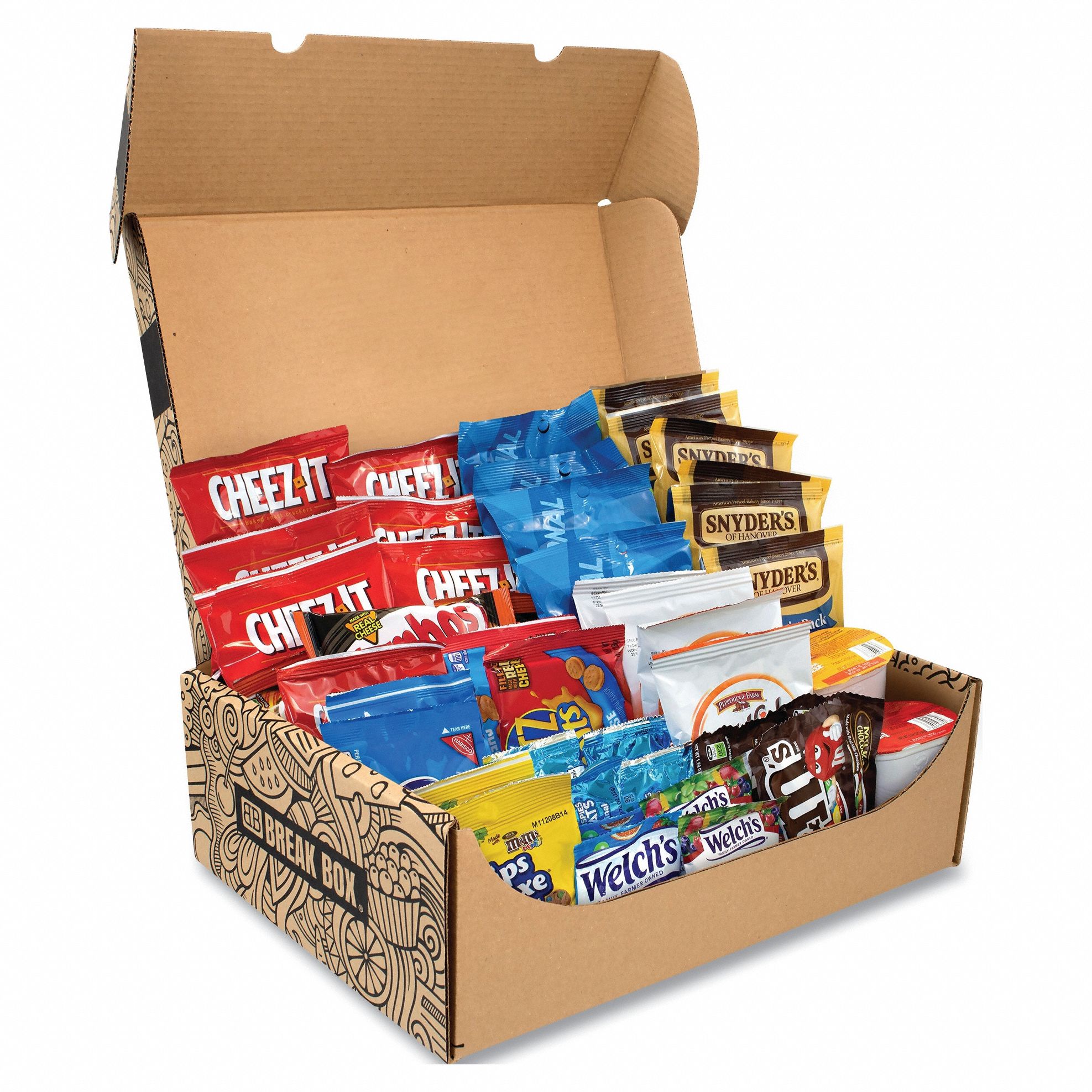 SNACK BOX PROS Party Snacks: Assorted, 45 Items Per Pack