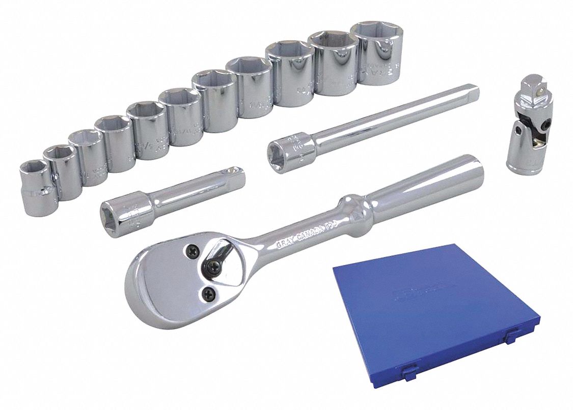 ENS DOUIL 3/8PO DR 6PT.15 PC SAE