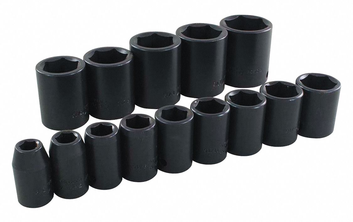 SOCKET SET 1/2INDR 6PT IMP REG 14PC