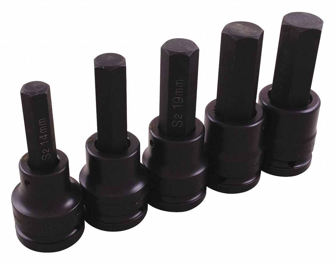 SOCKET SET HEX HD 3/4 DR 5