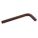 LONG HEX KEY, L-SHAPE, LASER MARK, TIP 3/4 IN, 11 1/16 X 3 3/4 X 3/4 IN, S2 TOOL STEEL