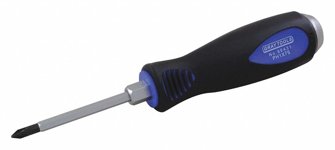 SCREWDRIVER, COMFORT GRIP, HANDLE, #3 TIP, 10⅝ IN L X 5/16 IN DIA