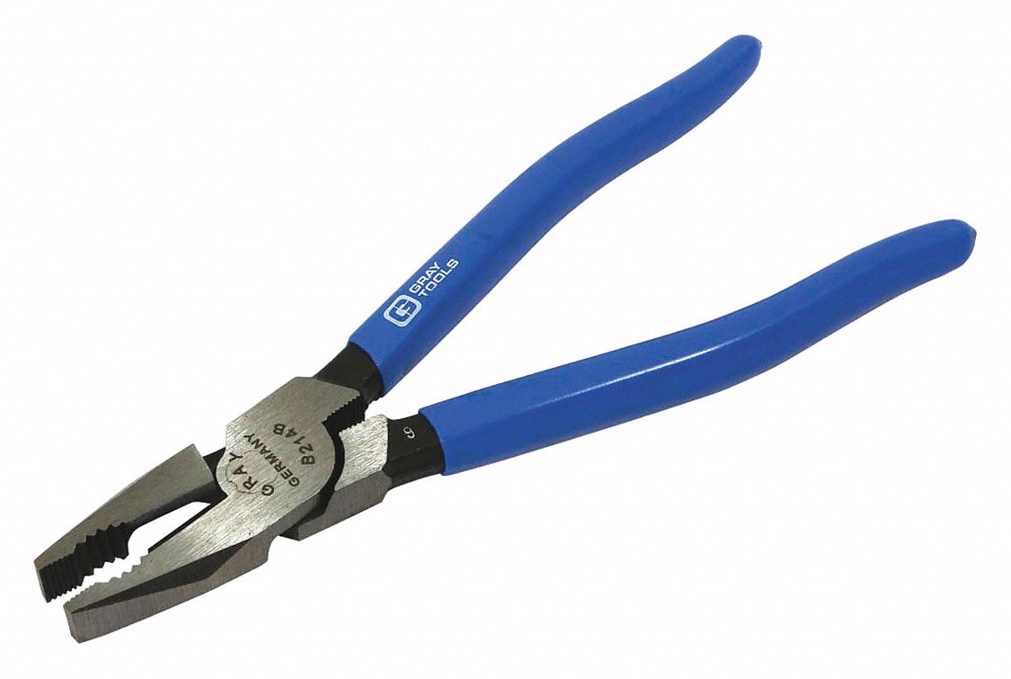 PLIERS, FORGED STEEL, LINEMAN'S PLIERS, 8 IN L, 0.628 LB WEIGHT