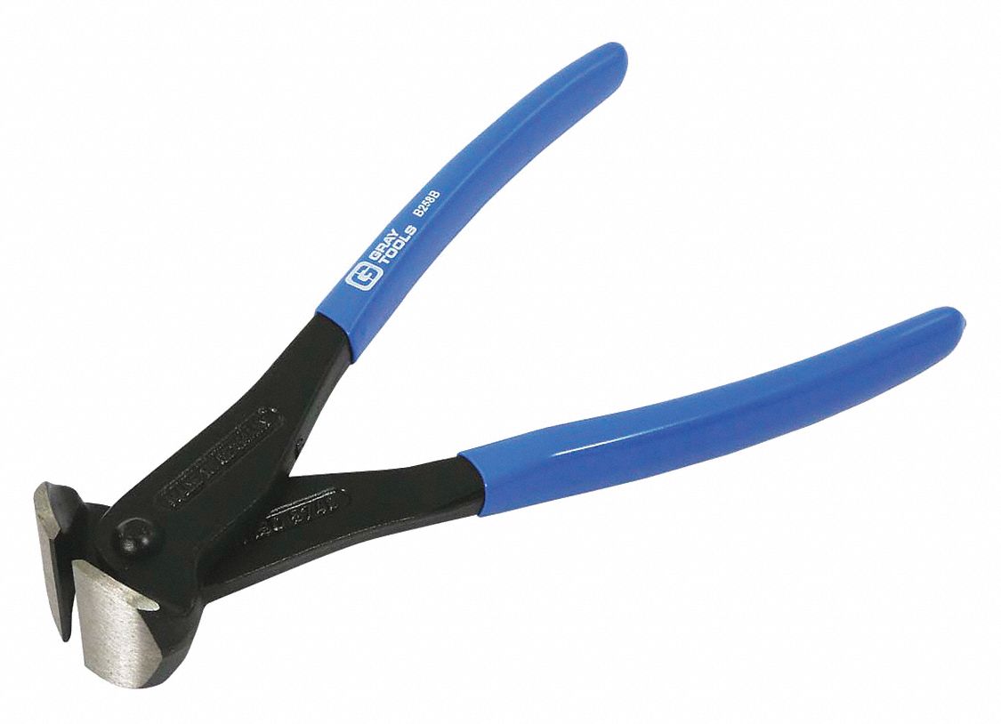 END CUTTING LONG REACH PLIERS, 8¼ IN L, 0.793 LB WEIGHT