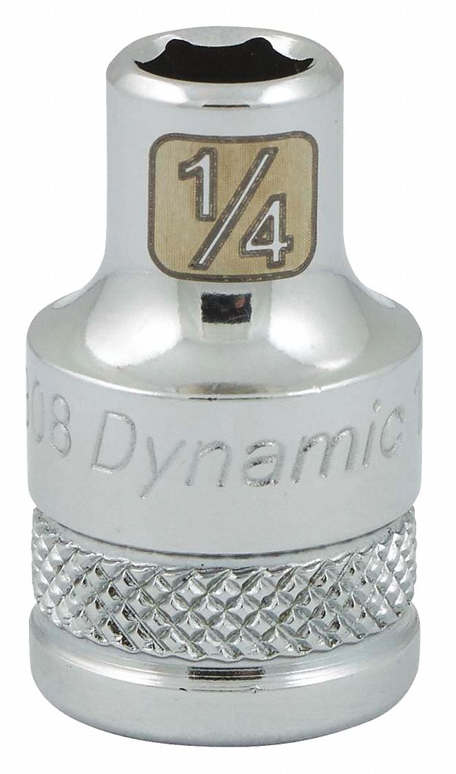 DOUILLE 3/8D 6PT 1/4 CHR