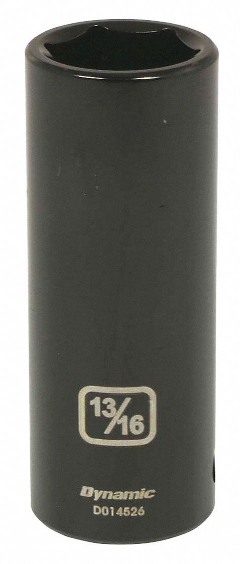 SOCKET 1/2D 6PT 13/16 DP IMP