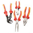 PLIERS SET INSULATED HANDLE 4PC