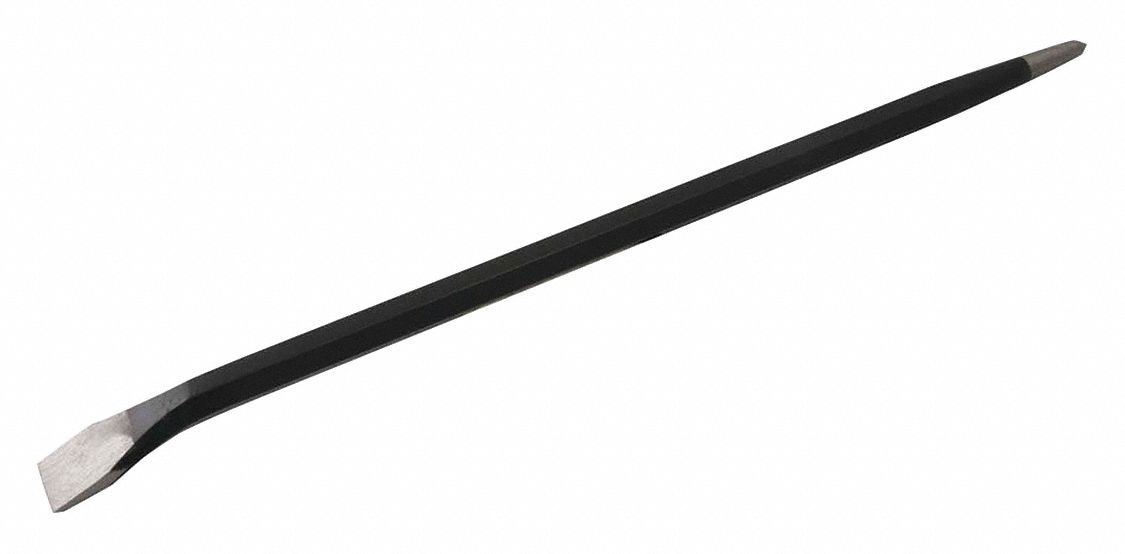 PINCH PRY BAR, HEXAGONAL, BLACK, 20 X 0.98 IN, PHOSPHATE/STEEL