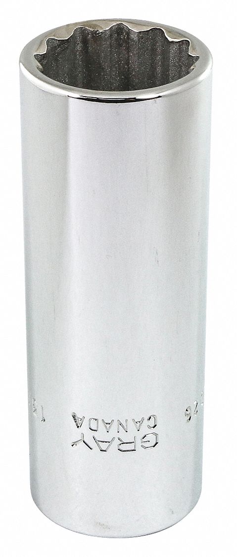 DOUILLE 13/16XPR1/2PO 12P PROF 3.25