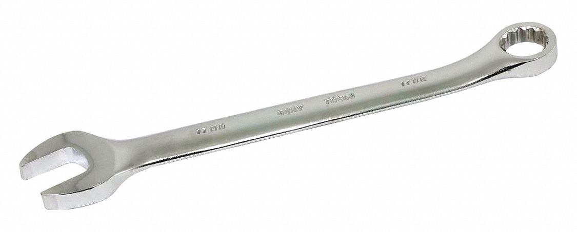 WRENCH COMBO 17MM 12 PT SATIN