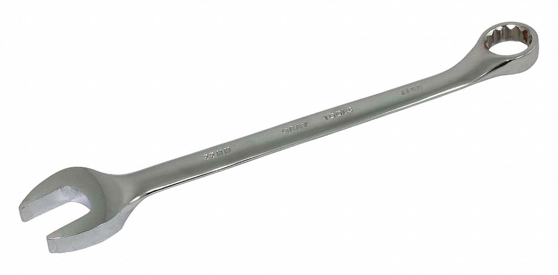 WRENCH COMBO 22MM 12 PT SATIN