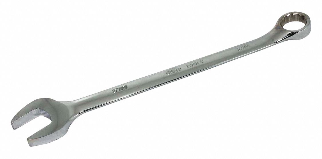 WRENCH COMBO 27MM 12 PT SATIN