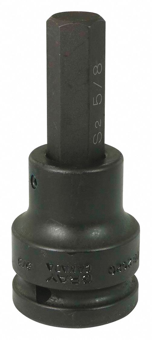 DOUILLE À CHOCS,TÊTE HEXE,DOUILLE DE 5/8 X 3/4 PO