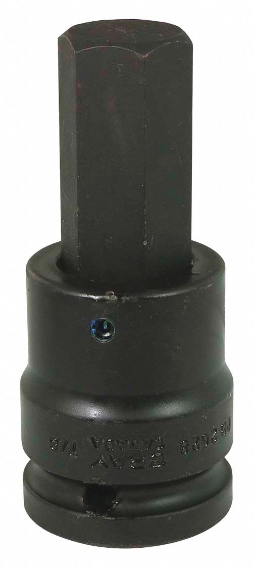 DOUILLE À CHOCS,TÊTE HEXE,DOUILLE DE 7/8 X 3/4 PO