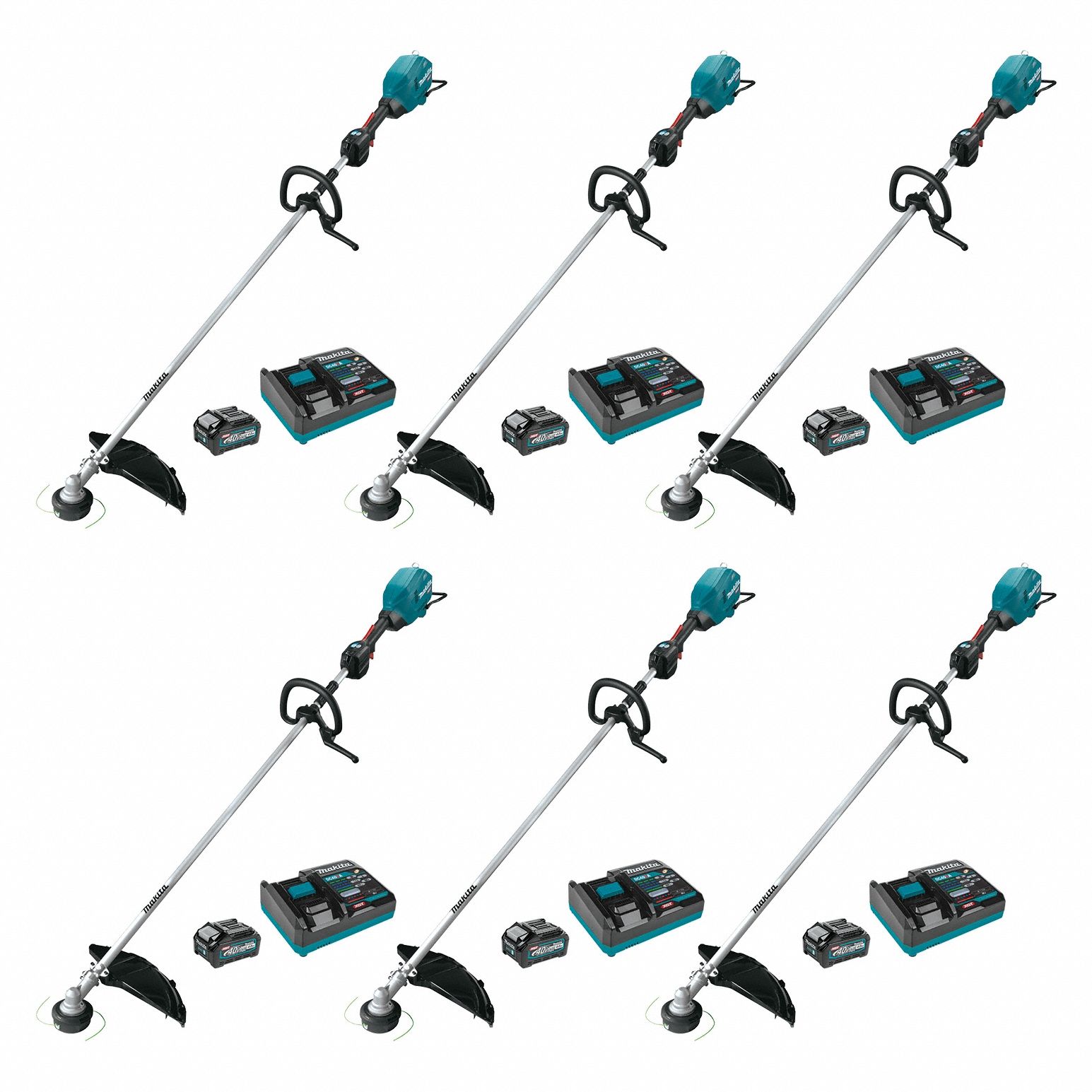 MAKITA, 40 V Volt, 6 Tools, XGT BL 17" STRING TRIMMER KIT,40V 386YY5