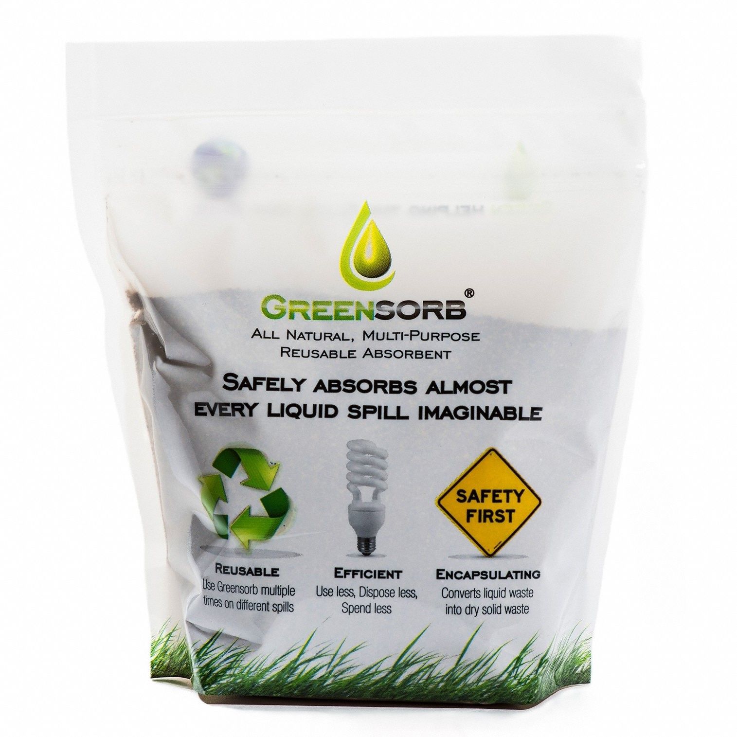 Granular Sorbent: Bentonite/Diatomaceous Earth/Montmorillonite, 1 lb Wt, Bag, J1