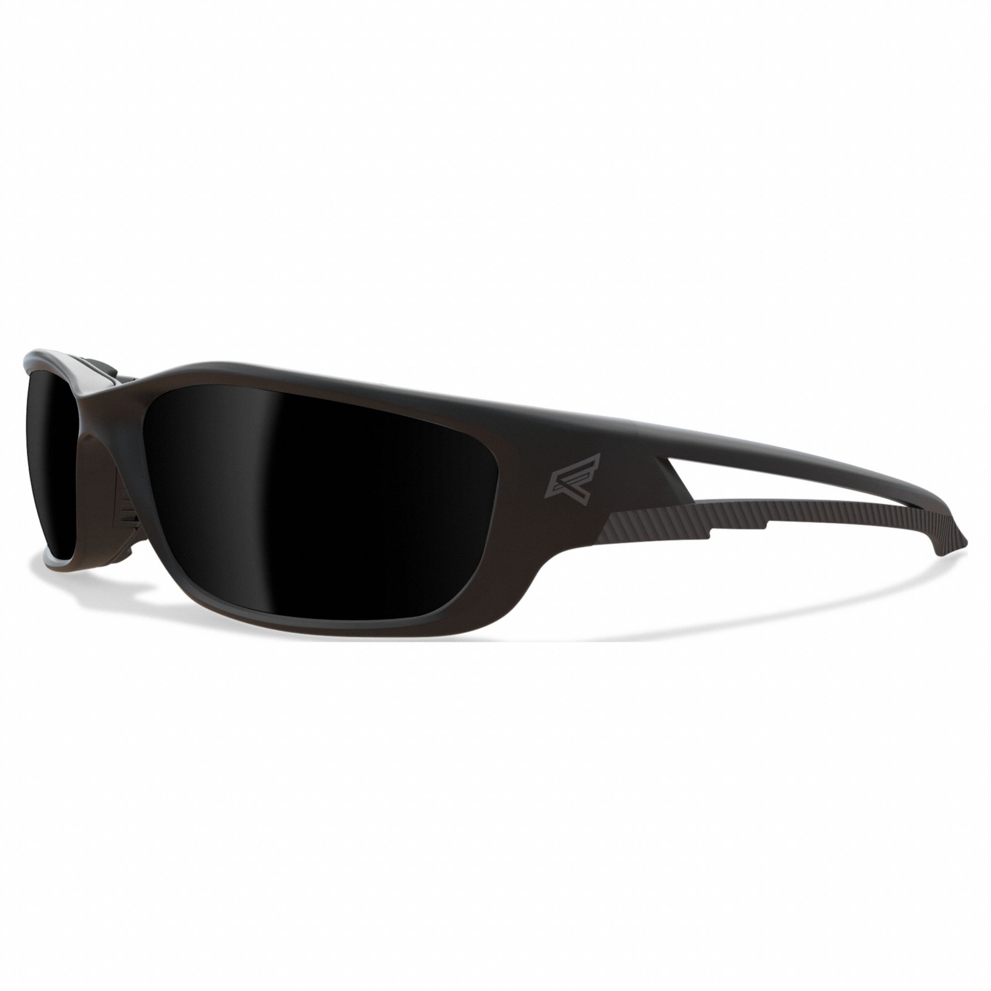 Safety Glasses: Smoke Lens Color, Full-Frame, Vapor Shield, Metal Detectable