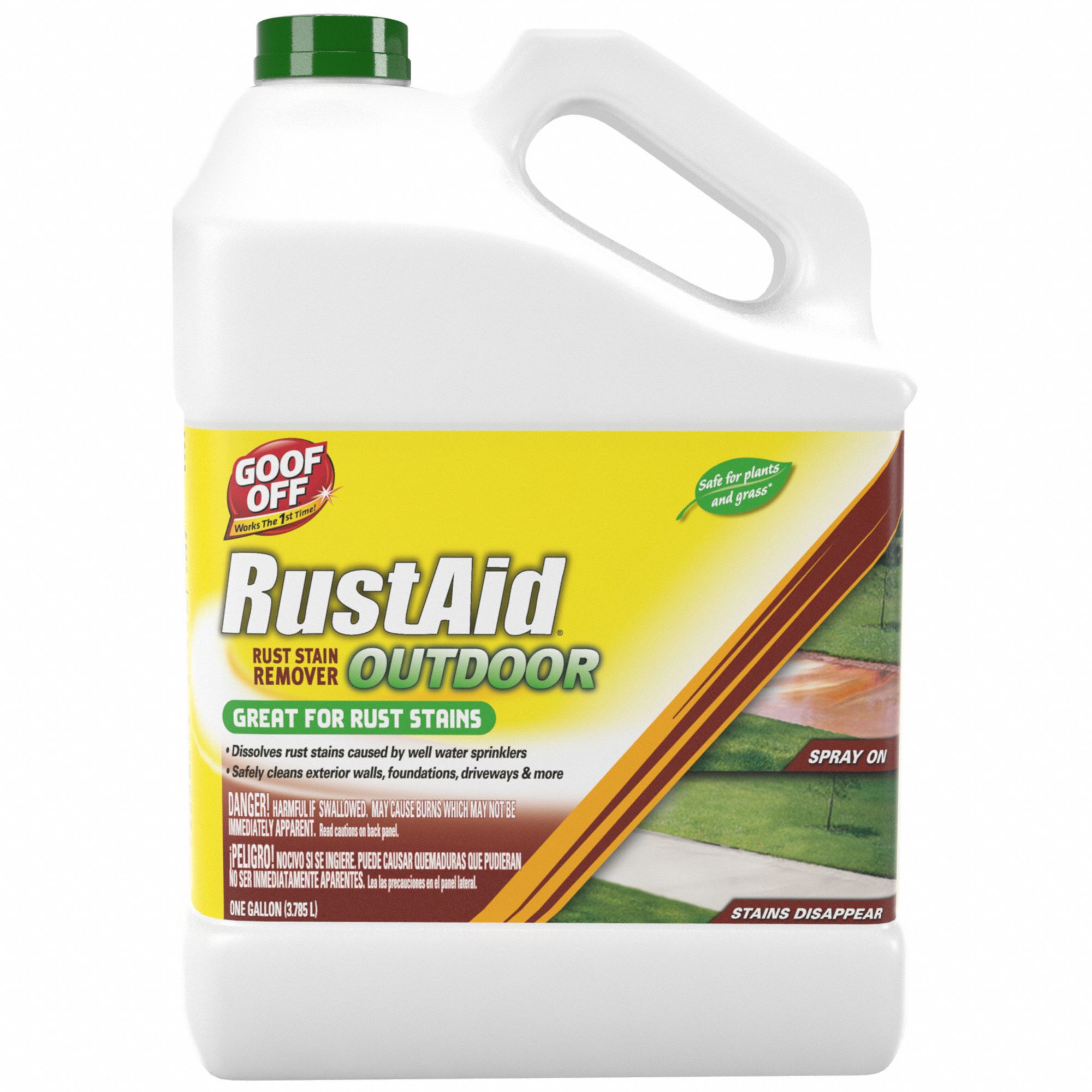 Rust Stain Remover: Jug, 1 gal Container Size, Ready to Use, Liquid