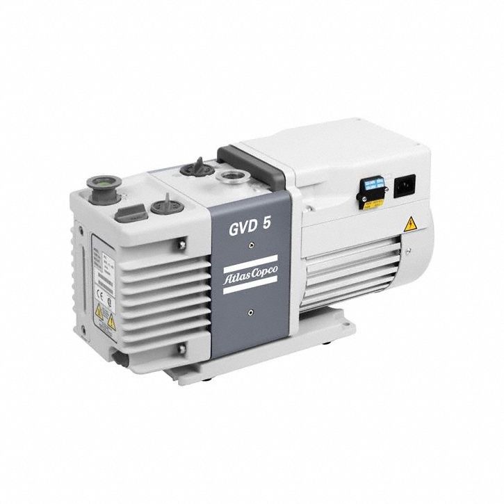 Vacuum Pump: 0.6 hp, 1 Phase, 110/120V AC, 3.7 cfm Free Air Displacement
