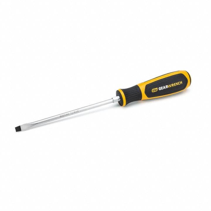 Screwdriver Slotted Dual Mat 1/4 inx6 in