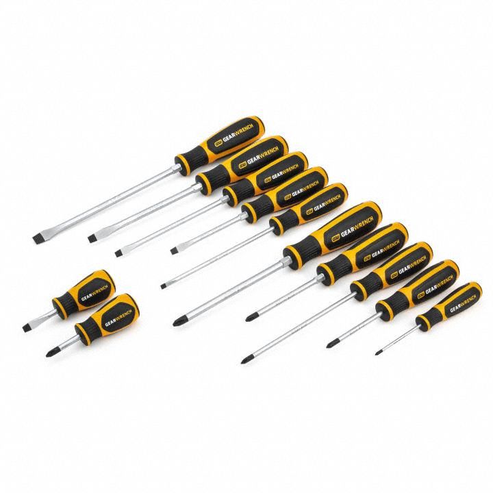Slotted Dual Screwdriver 12 PC Set