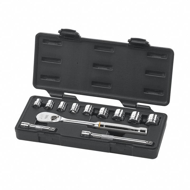SAE Socket Set 12 pc. 3/8in Drive