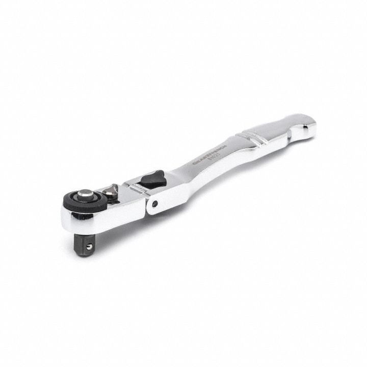 Locking Flx Slim Head Ratchet 1/4 Dr 6