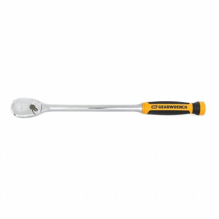Cushion Grip Long Handle Ratchet 1/2 D