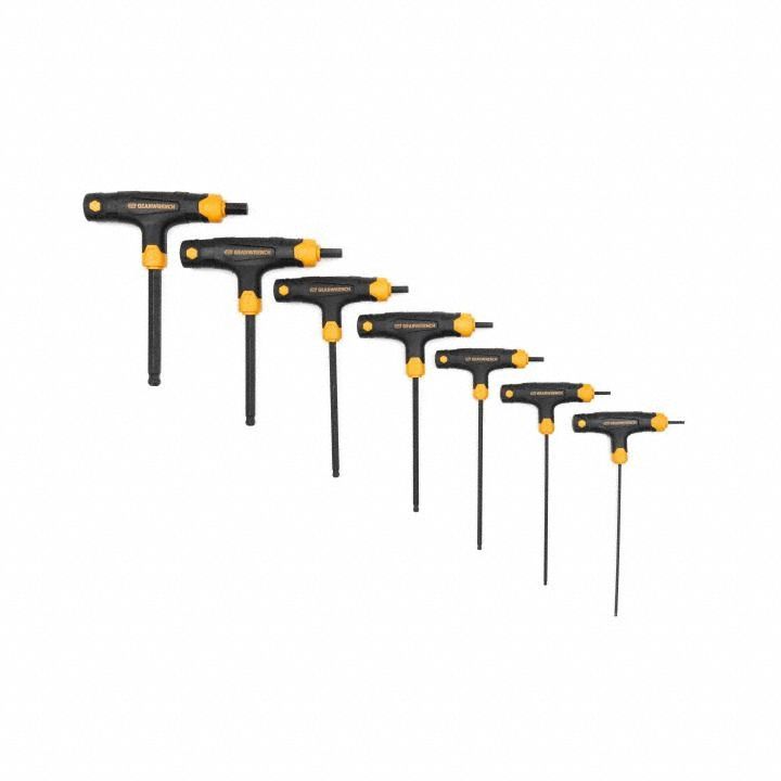 Metric T-Handle Ball Key Set 7 PC